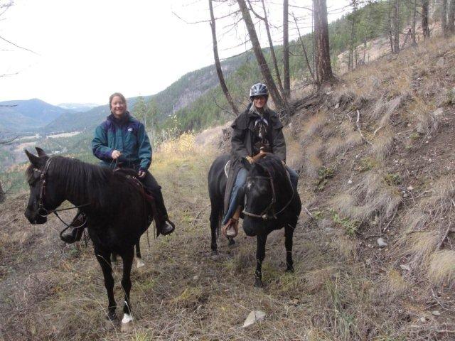 Sonja Huber on Rose and Gillian on Lily